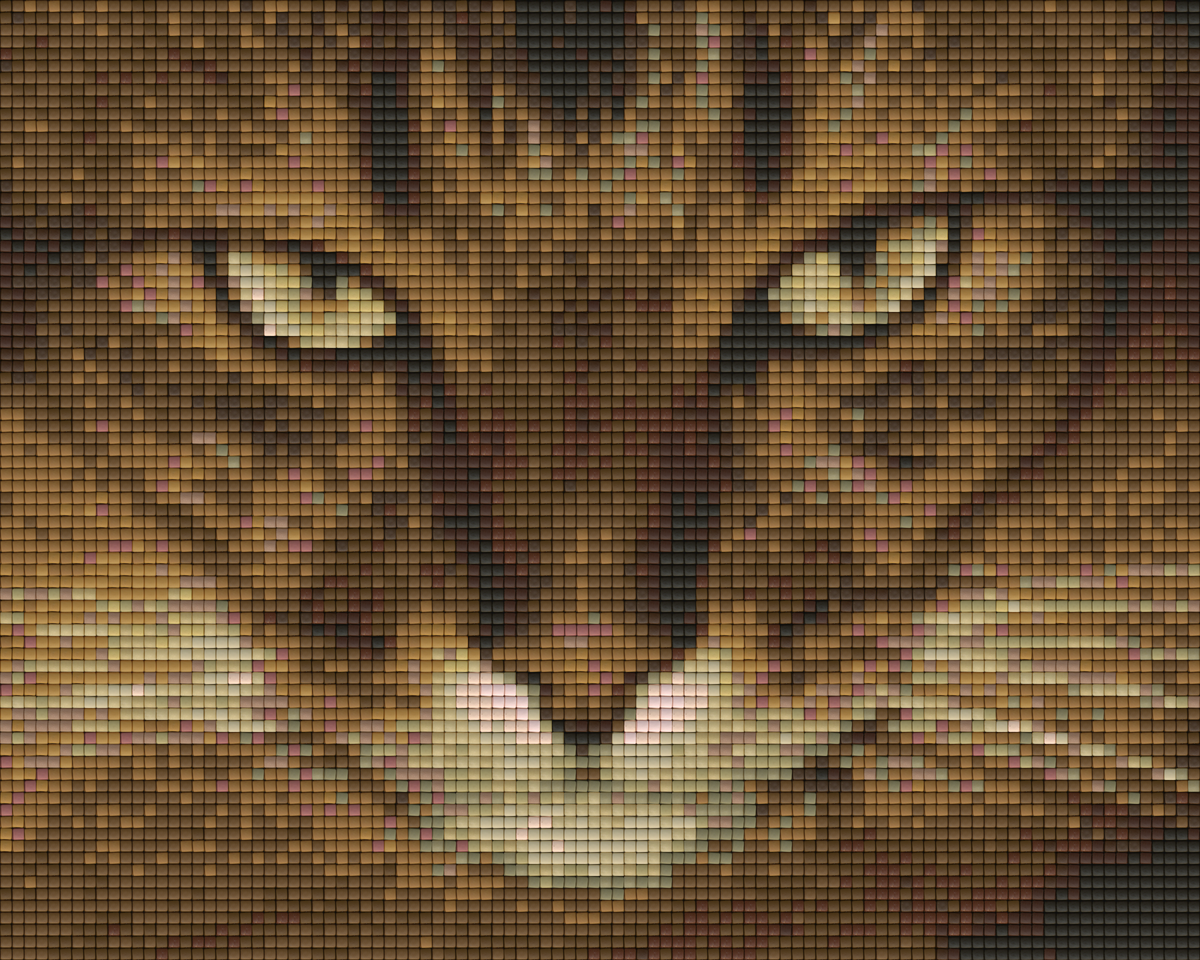 Pixelhobby Klassik Vorlage - Miezekatze 3