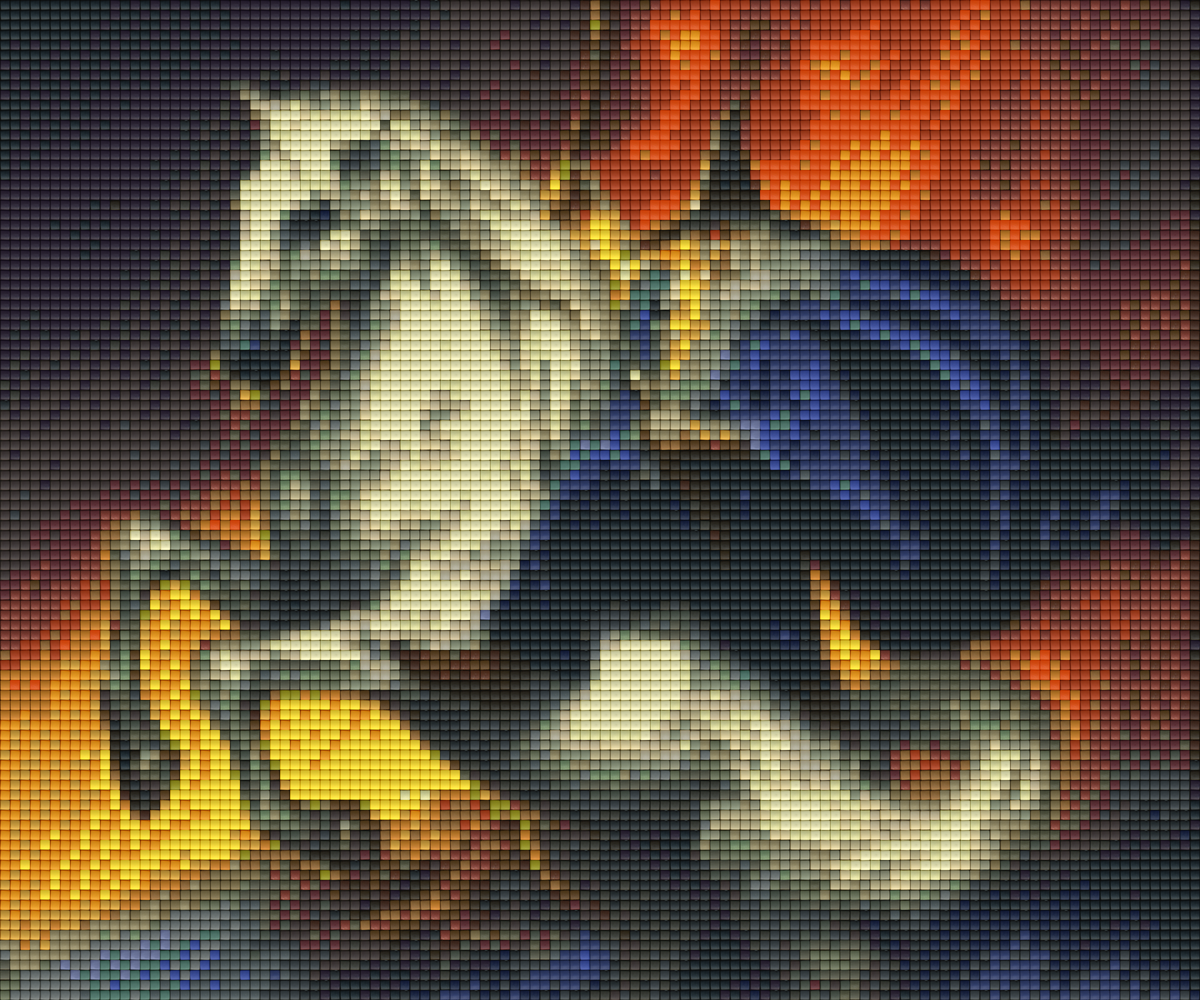 Pixelhobby Klassik Vorlage - Auf in die Schlacht