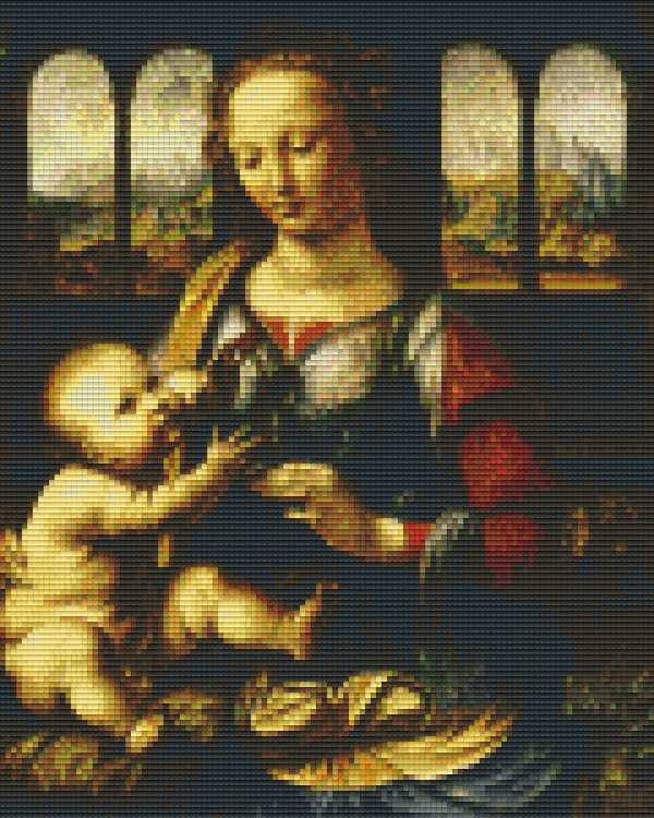 Pixel Hobby Classic Set - Leonardo da Vinci - Madonna &amp; Carnation