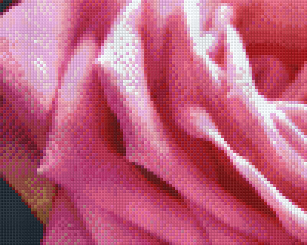 Pixelhobby Klassik Vorlage - Pink Rose