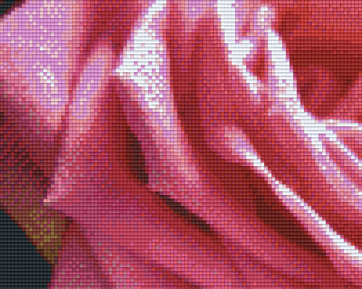 Pixelhobby Klassik Vorlage - Pink Rose