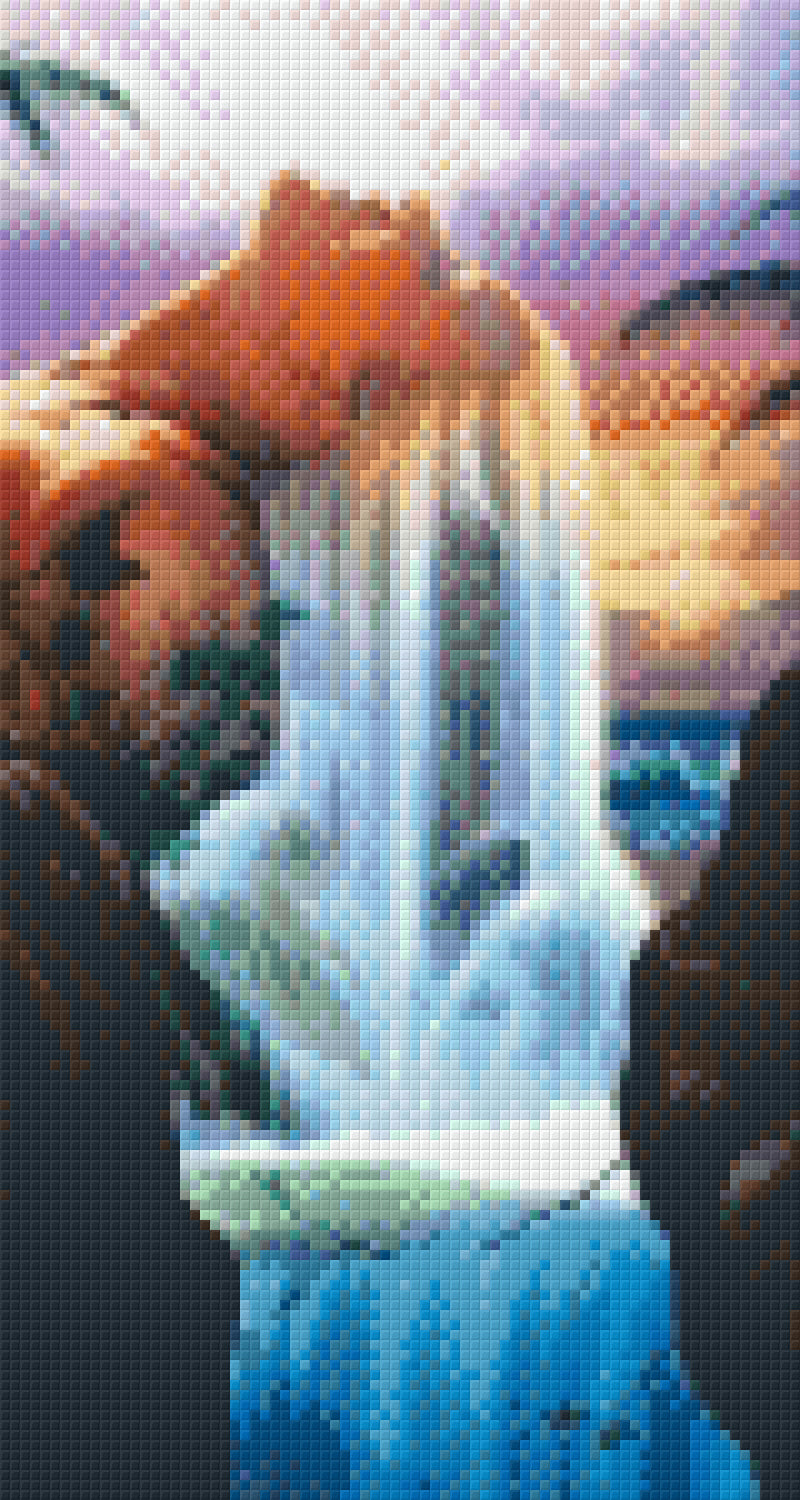 Pixelhobby Klassik Vorlage - Waterfall