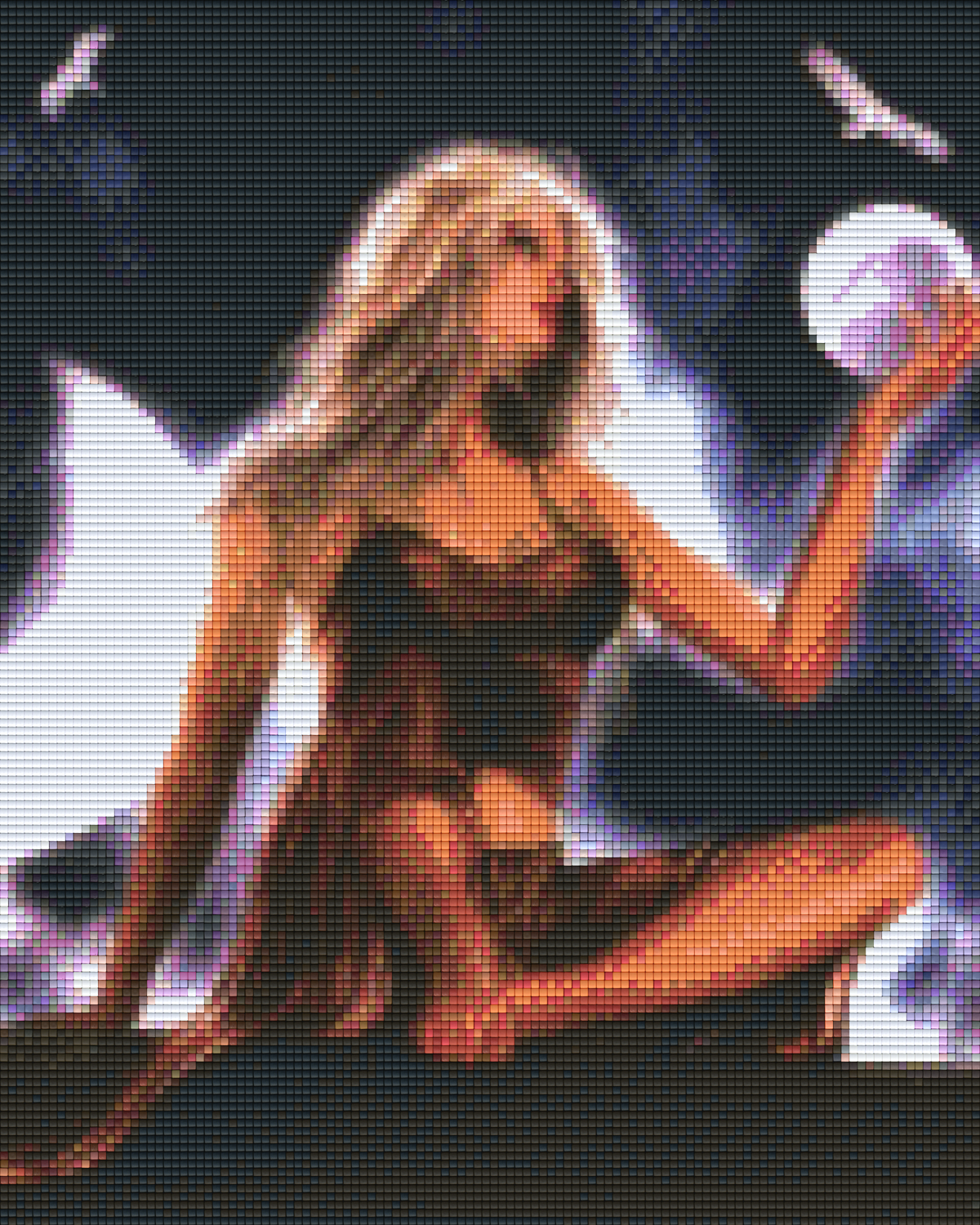 Pixelhobby Klassik Vorlage - Mondschein Lady