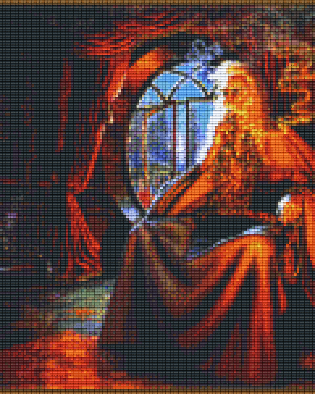 Pixelhobby Klassik Vorlage - Rauchender Magier