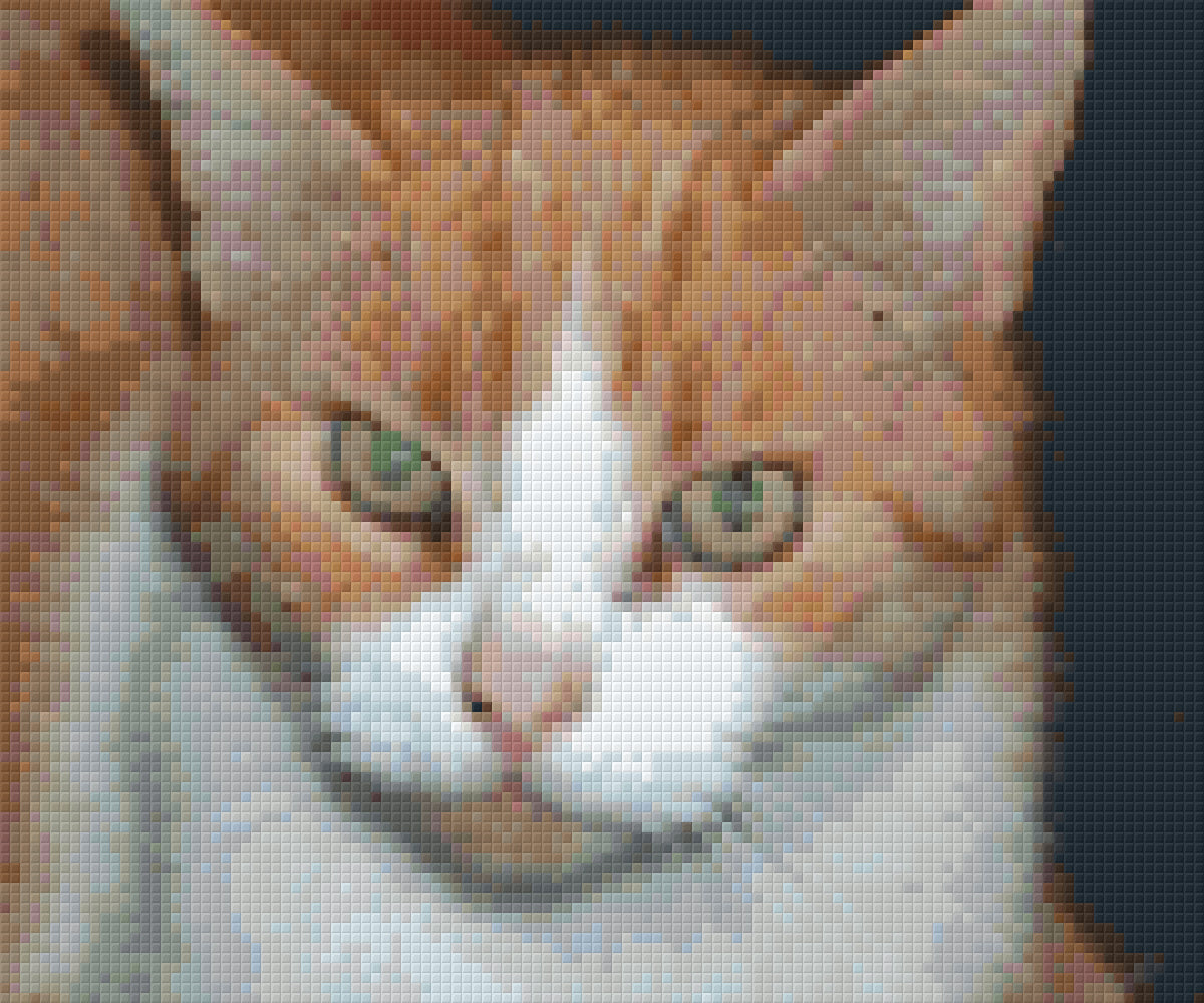 Pixelhobby Klassik Vorlage - Katze Mogli
