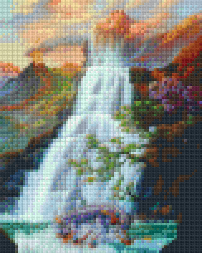 Pixelhobby Klassik Vorlage - Wasserfall