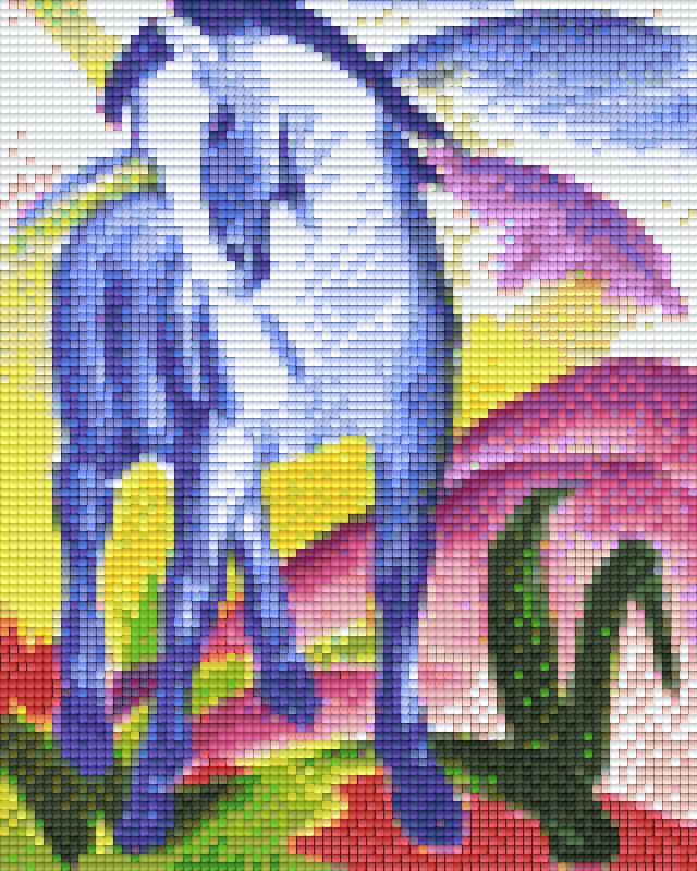 Pixelhobby Classic Set - Franz Marc - Blue Horse