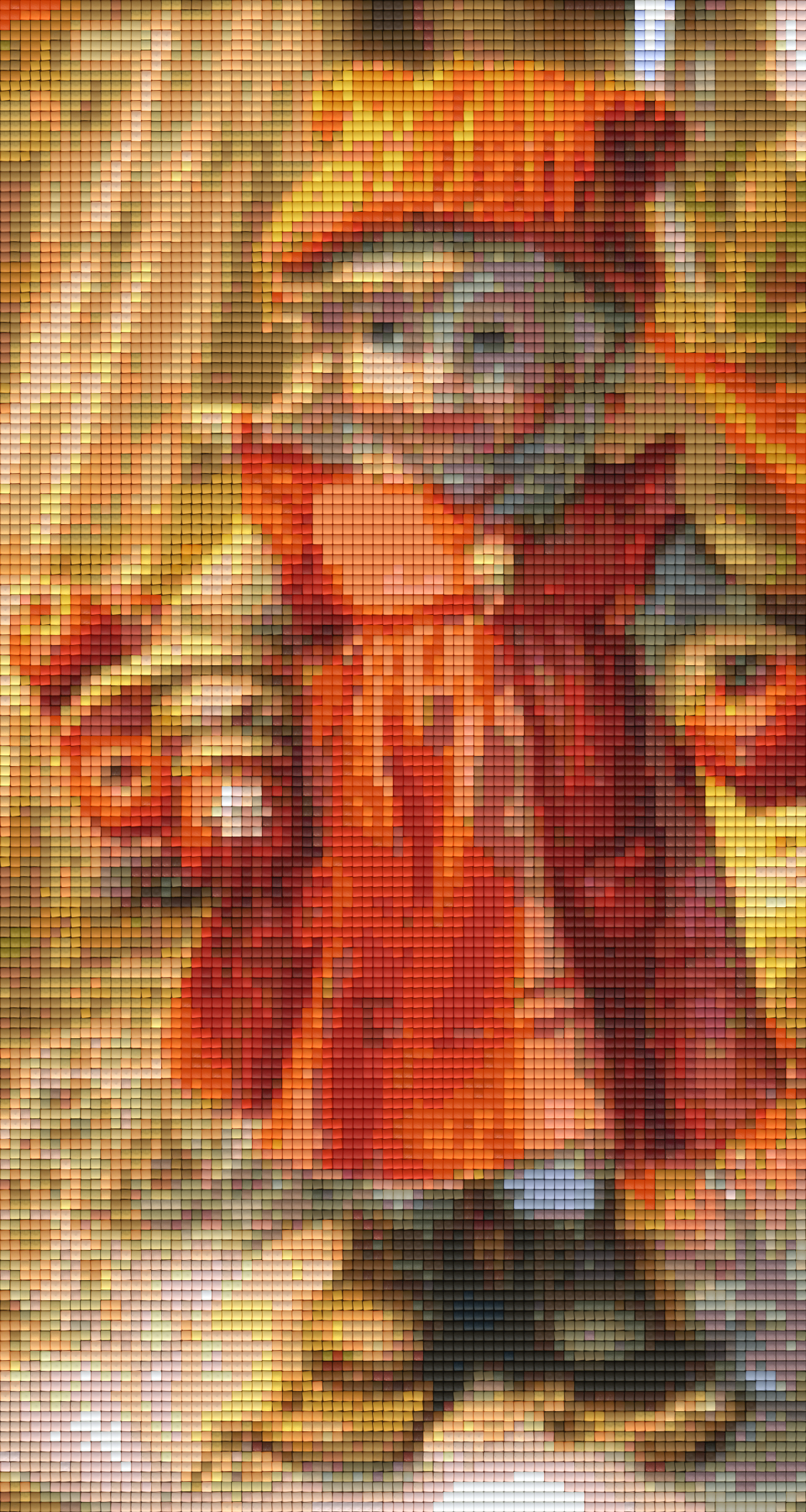 Pixel hobby classic template - child with apples