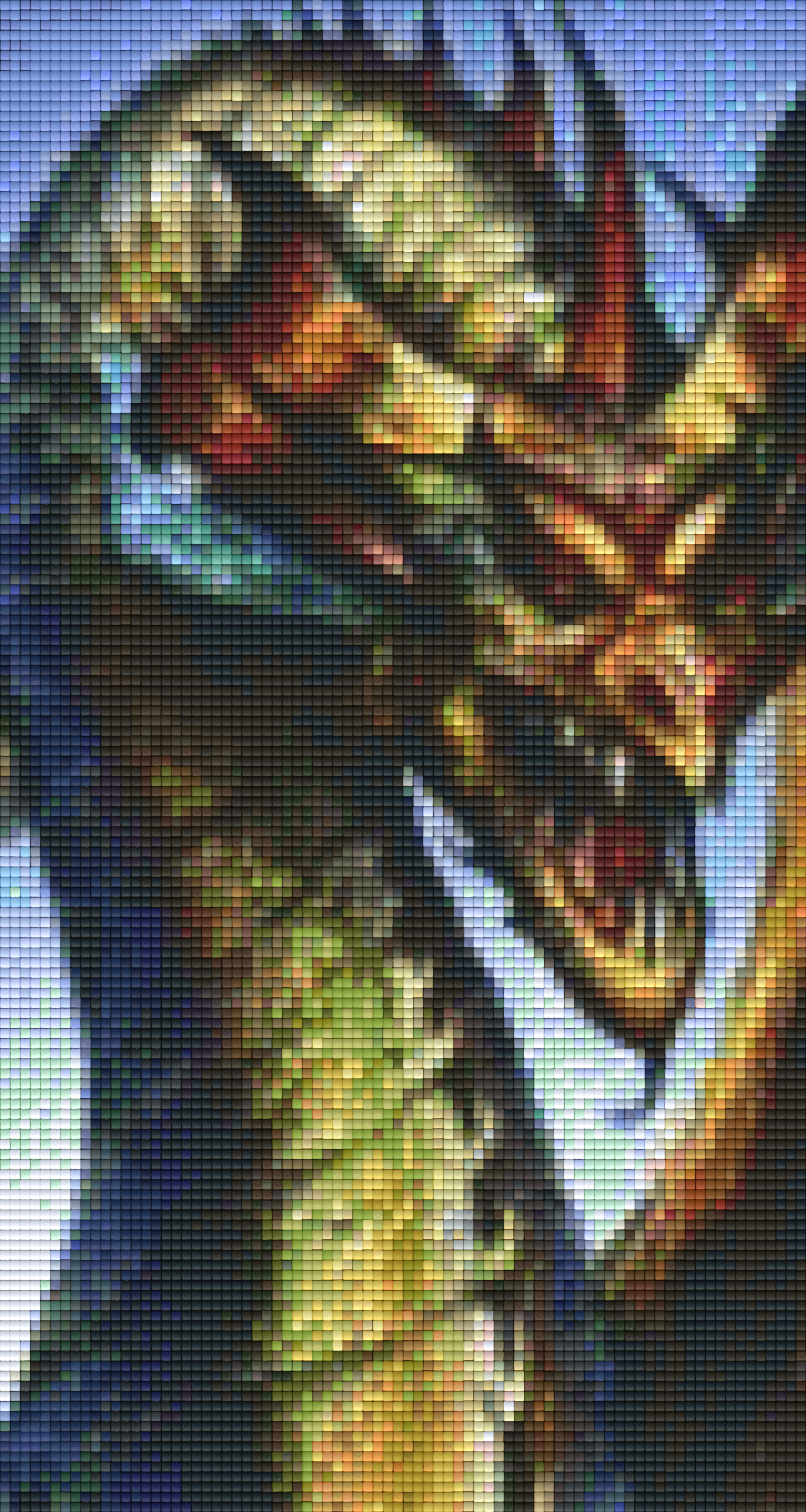 Pixelhobby Klassik Vorlage - Drachenkopf