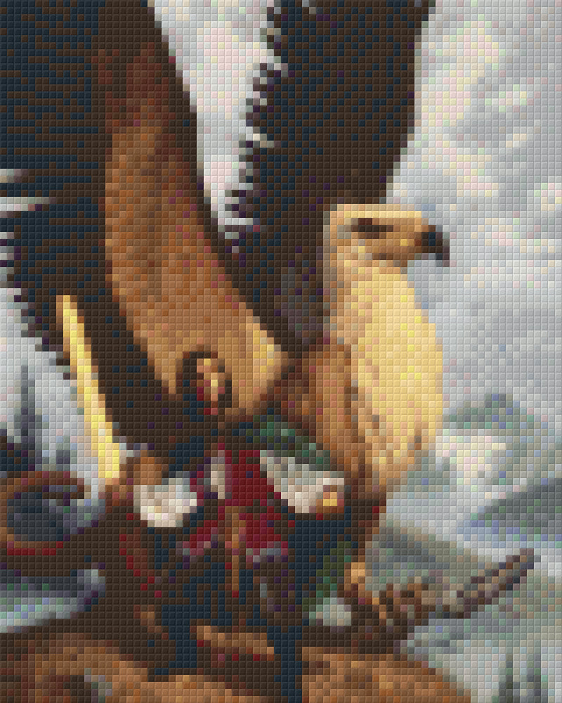 Pixelhobby Klassik Vorlage - Weisskopfadler