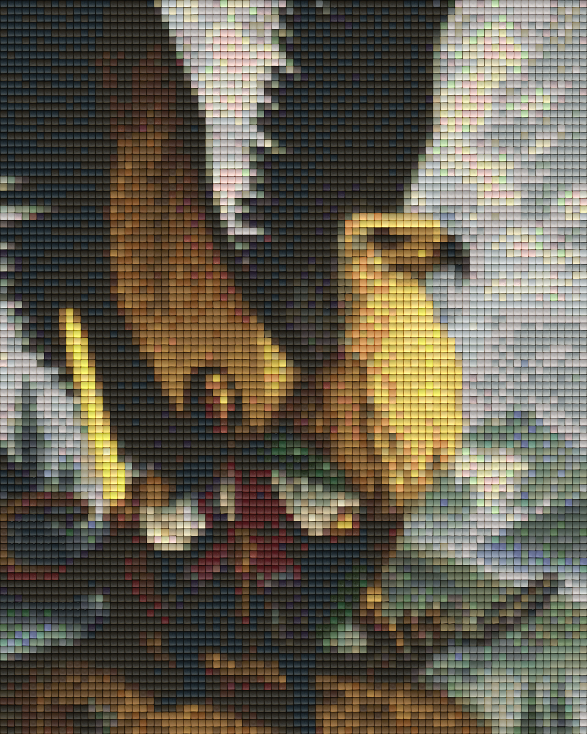 Pixel hobby classic template - bald eagle