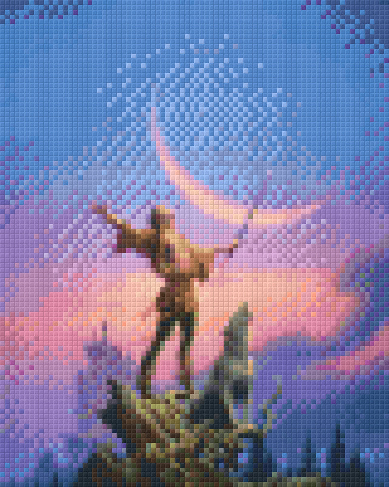 Pixelhobby Klassik Vorlage - Wolfsgeheul