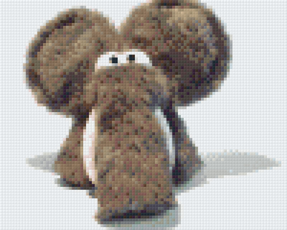 Pixelhobby Klassik Vorlage - Kuschel Elefant