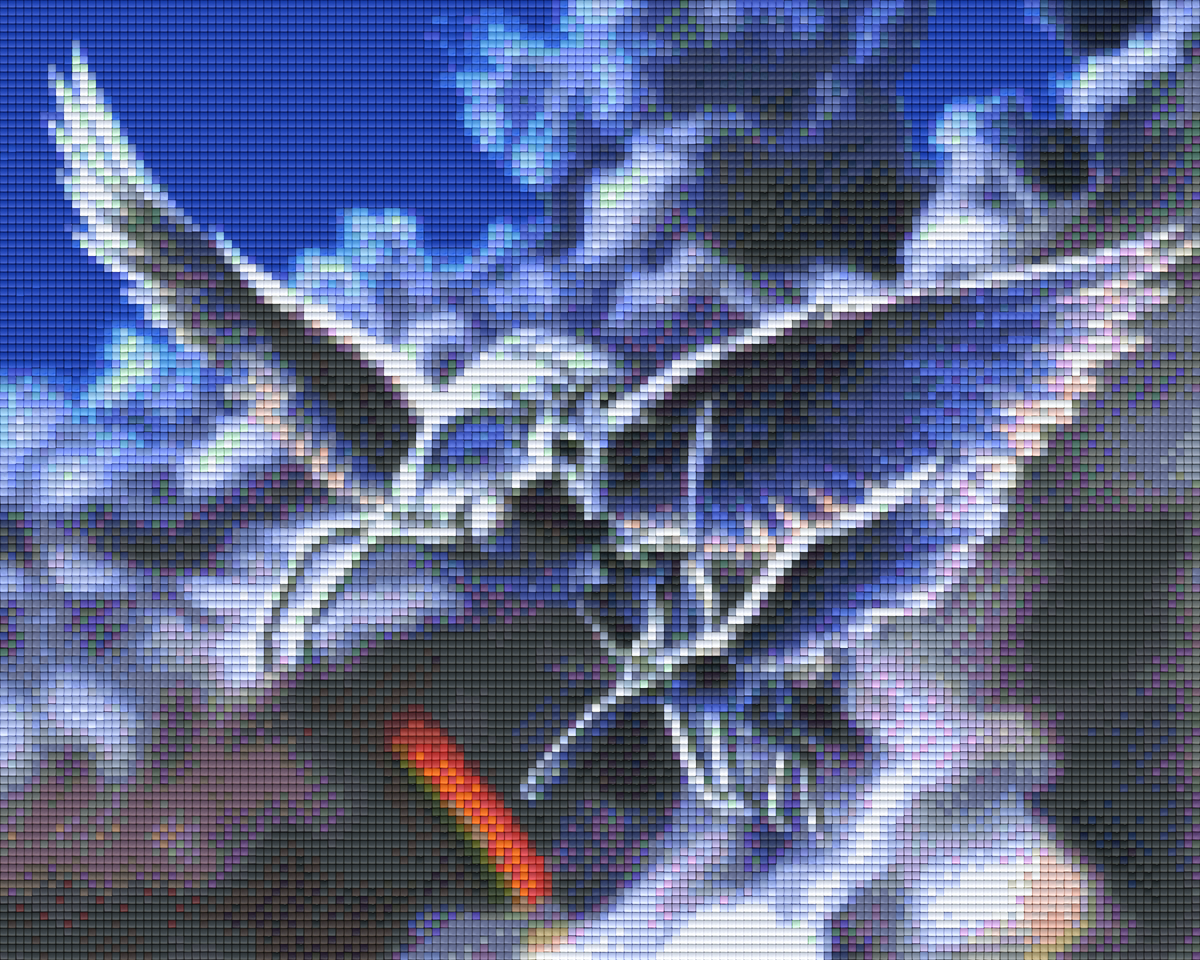 Pixelhobby Klassik Vorlage - Flug in den Wolken