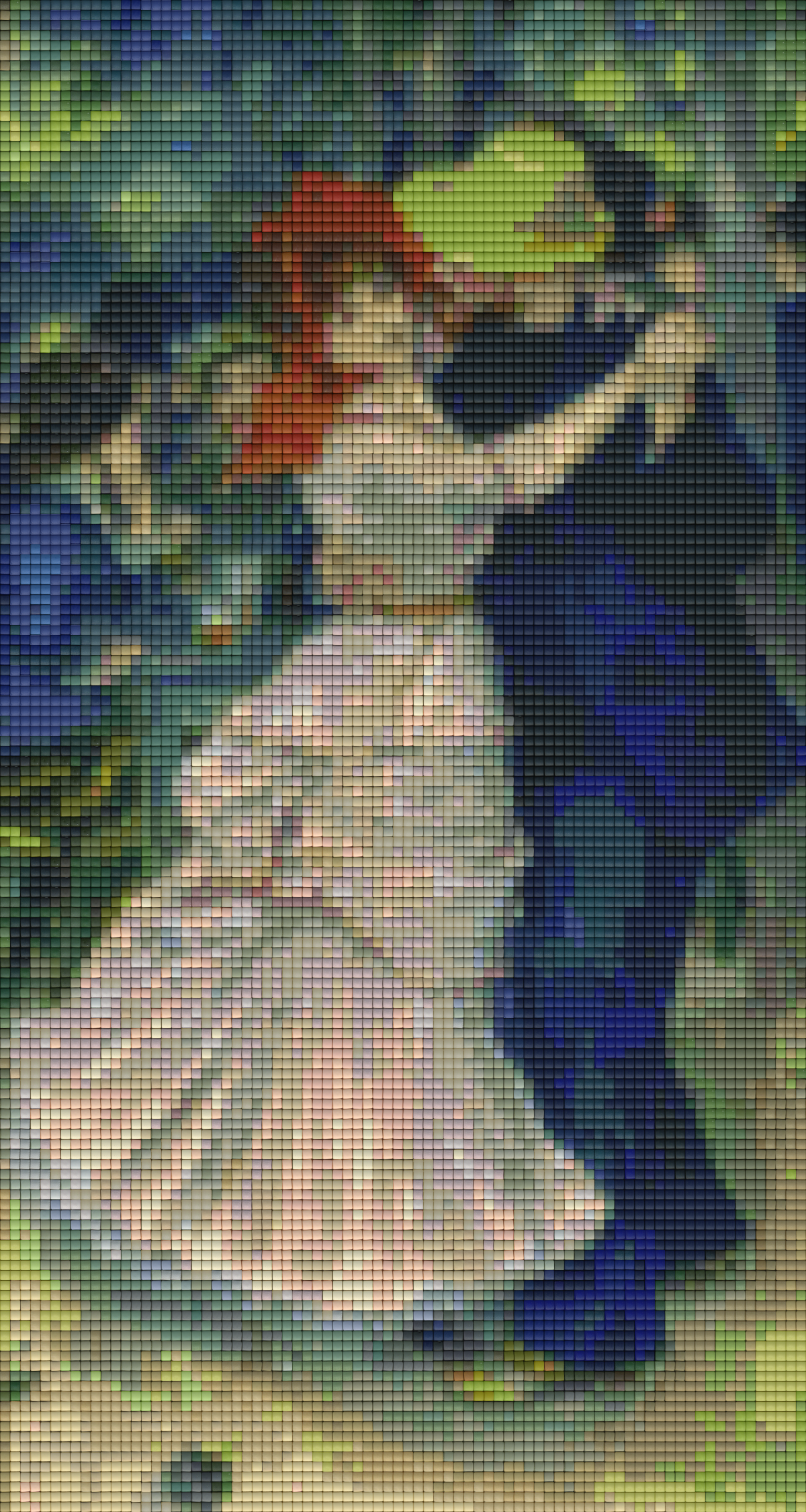 Pixelhobby Klassik Vorlage - Renoir - Tanzendes Pärchen
