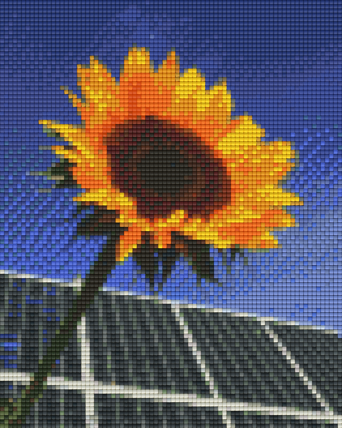 Pixelhobby Klassik Vorlage - Sunflower in the Sky