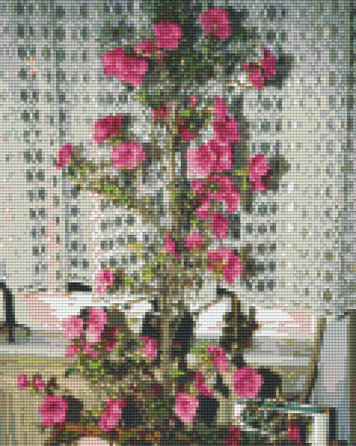 Pixelhobby Klassik Vorlage - Flower Power
