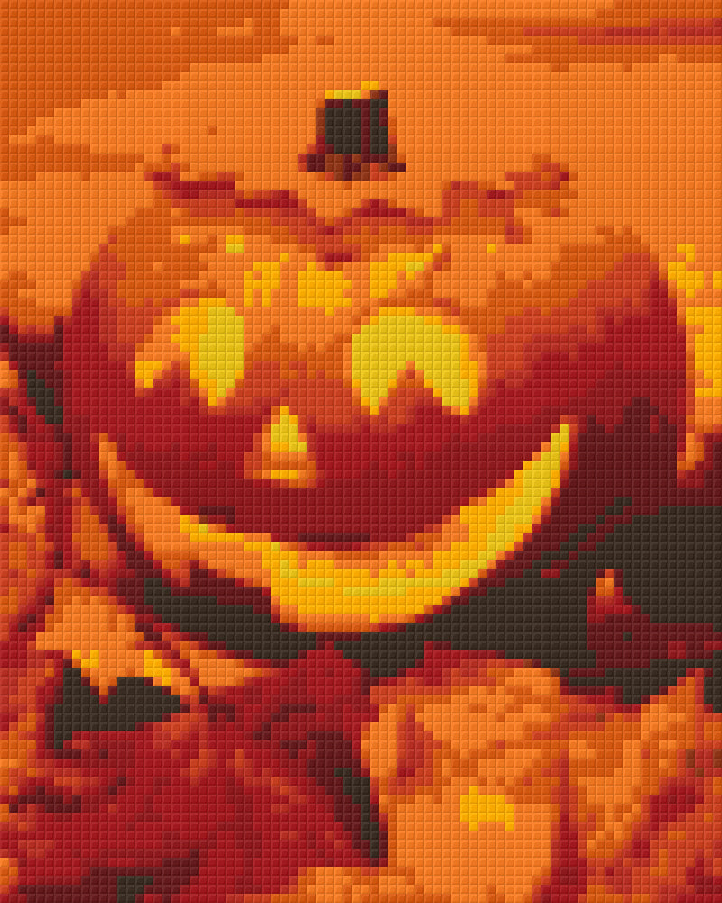 Pixelhobby Klassik Set - beleuchteter Kürbis
