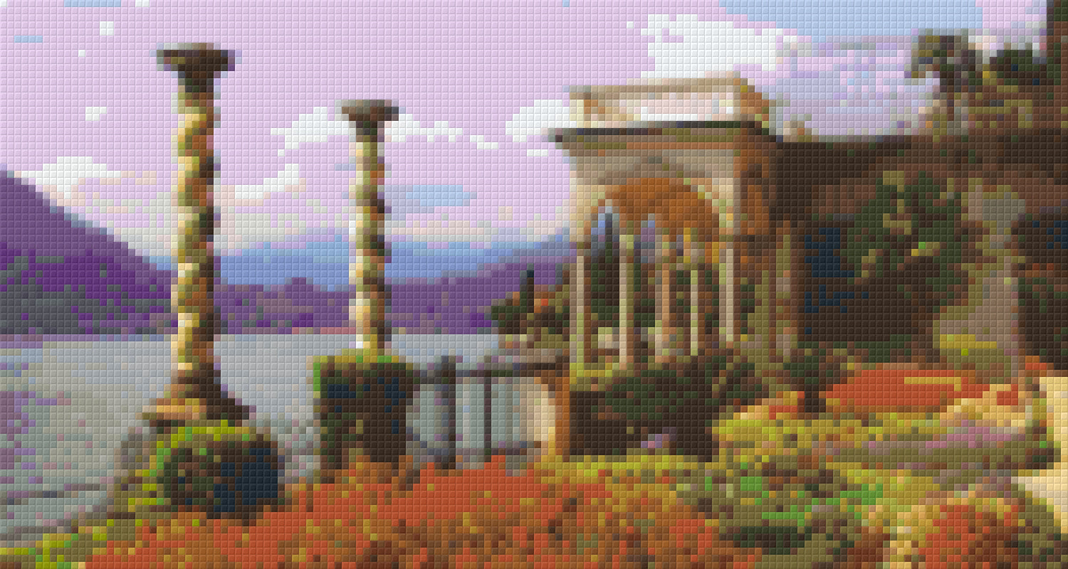 Pixelhobby Klassik Vorlage - Villa am See