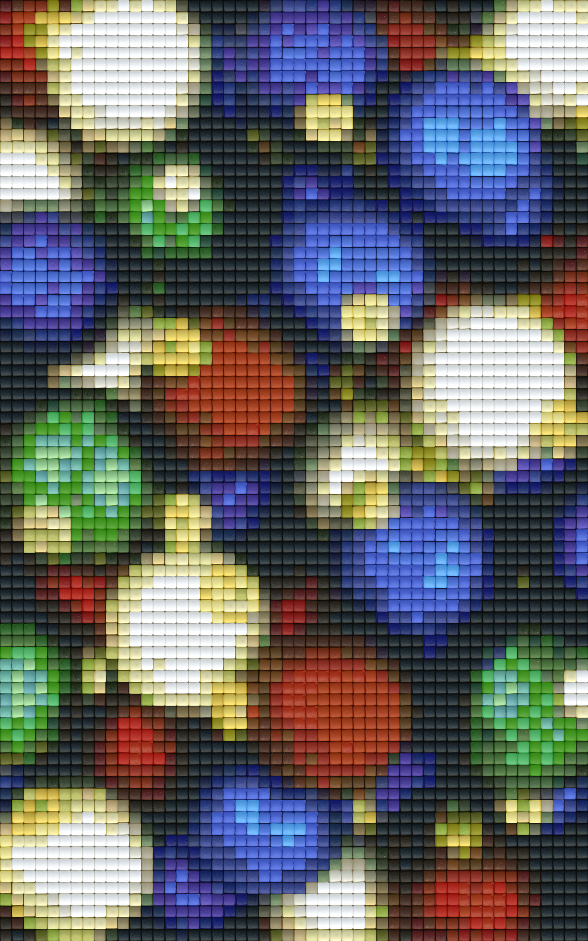 Pixelhobby Klassik Vorlage - Weihnachtskugeln