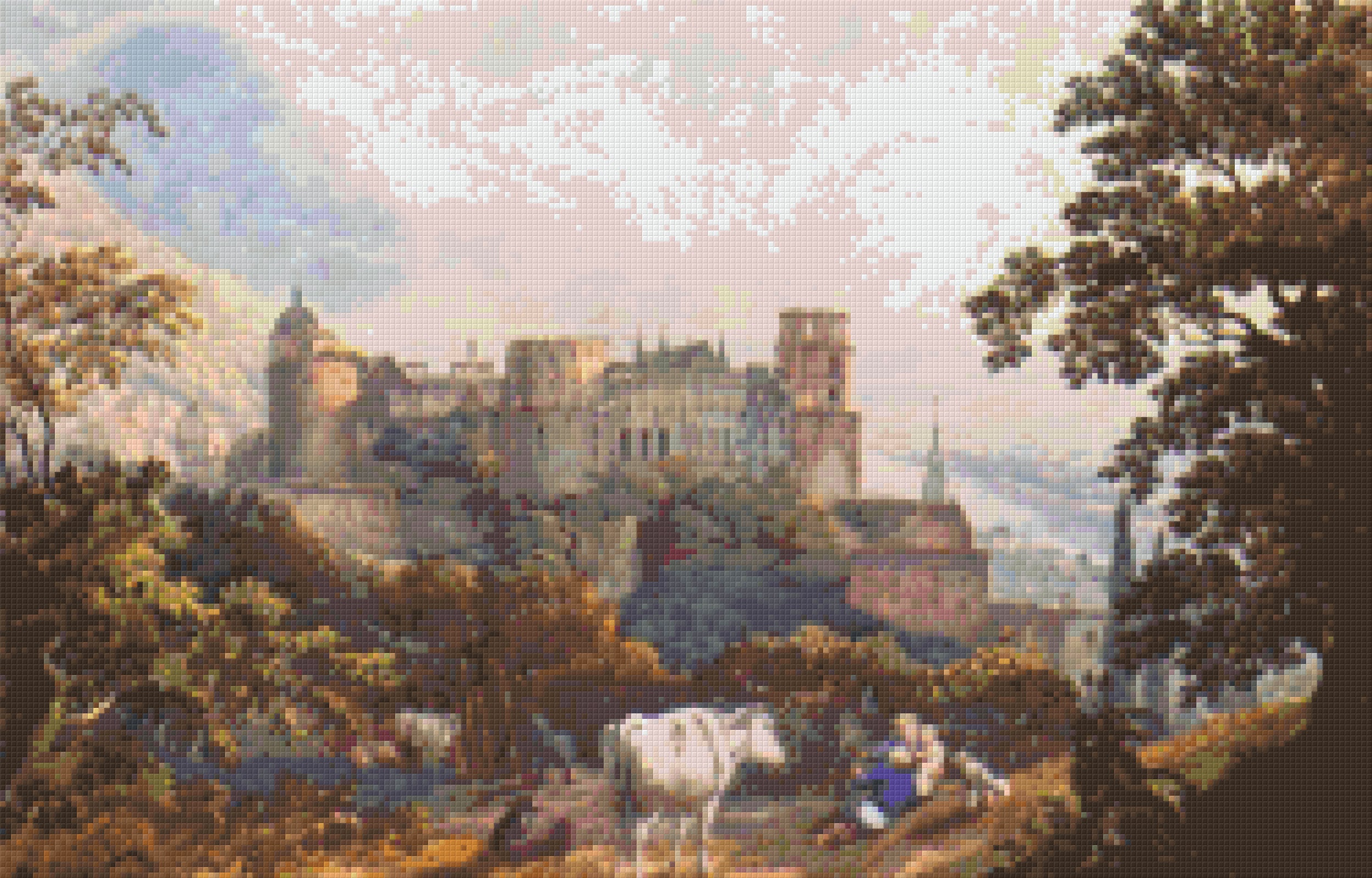 Pixel hobby classic template - Heidelberg Castle