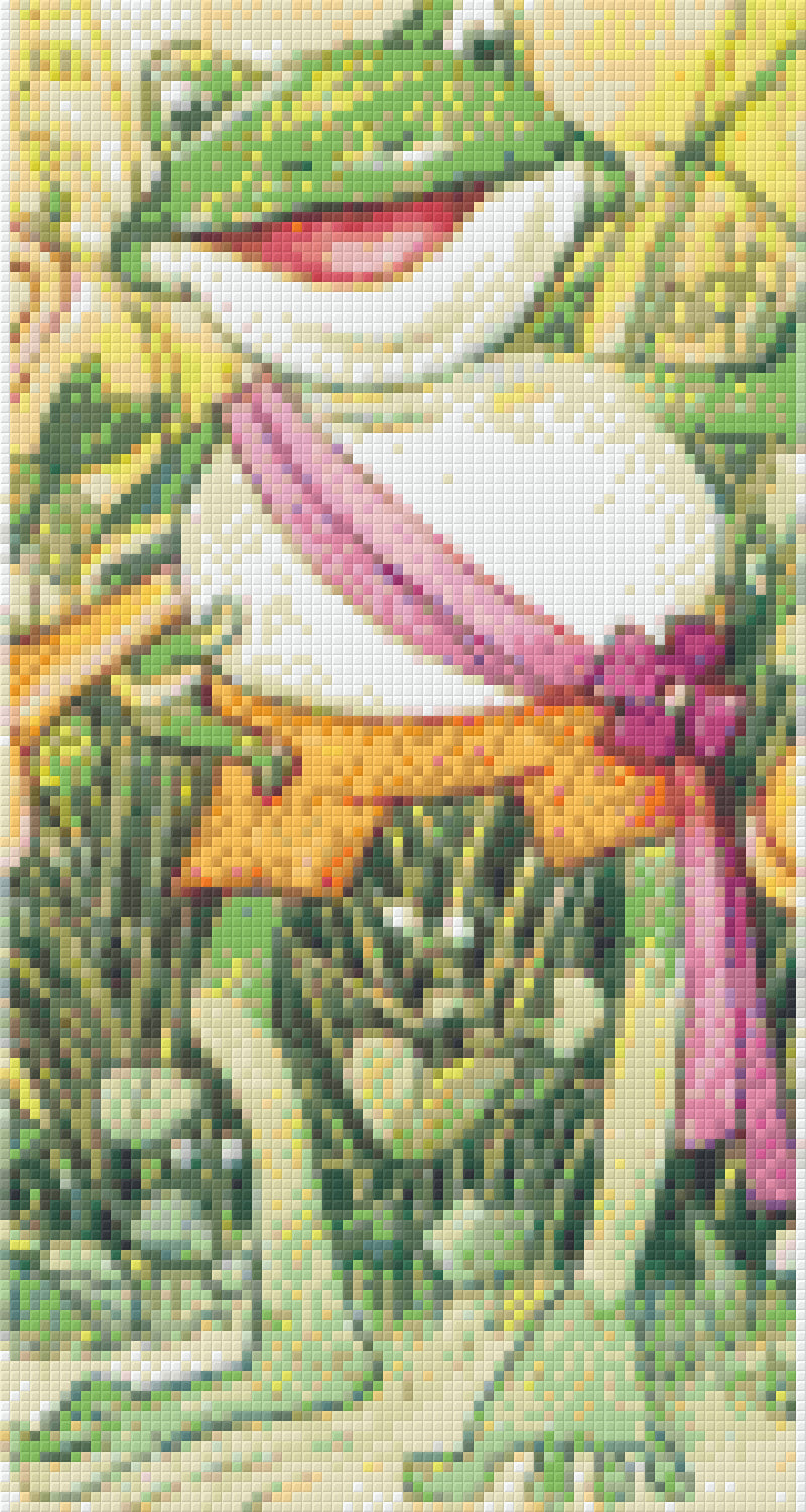 Pixelhobby Klassik Vorlage - Ein Frosch