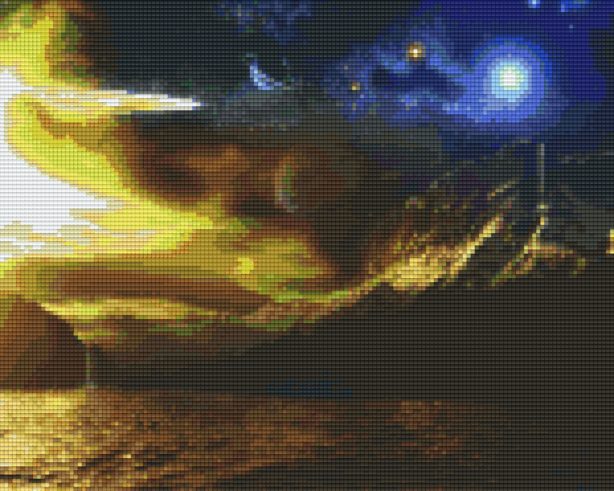 Pixelhobby Klassik Vorlage - Mondschein 01