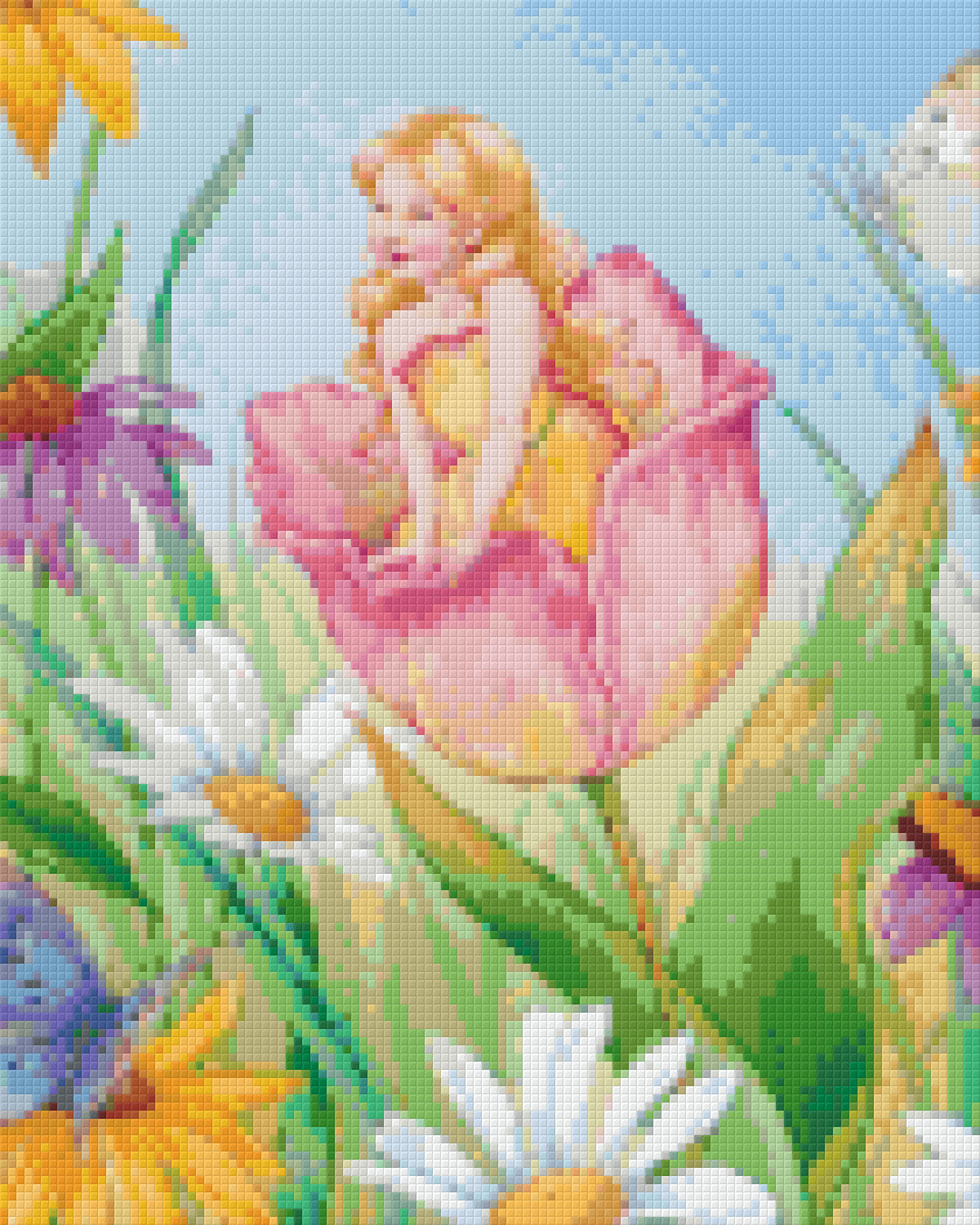 Pixelhobby classic set - elf child in flower