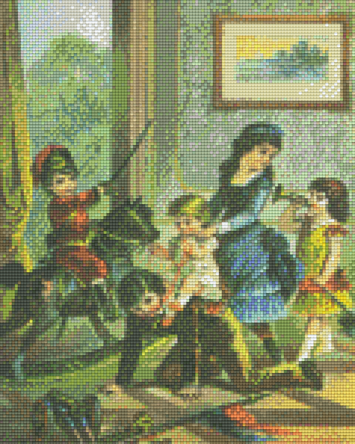 Pixel hobby classic template - child's game 1914