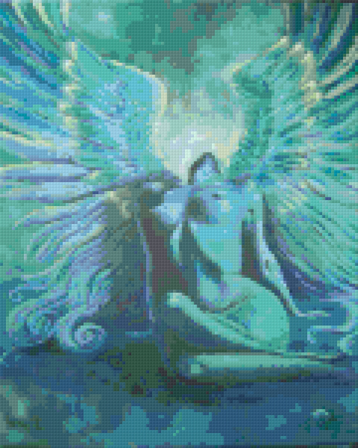 Pixelhobby classic set - angel turquoise