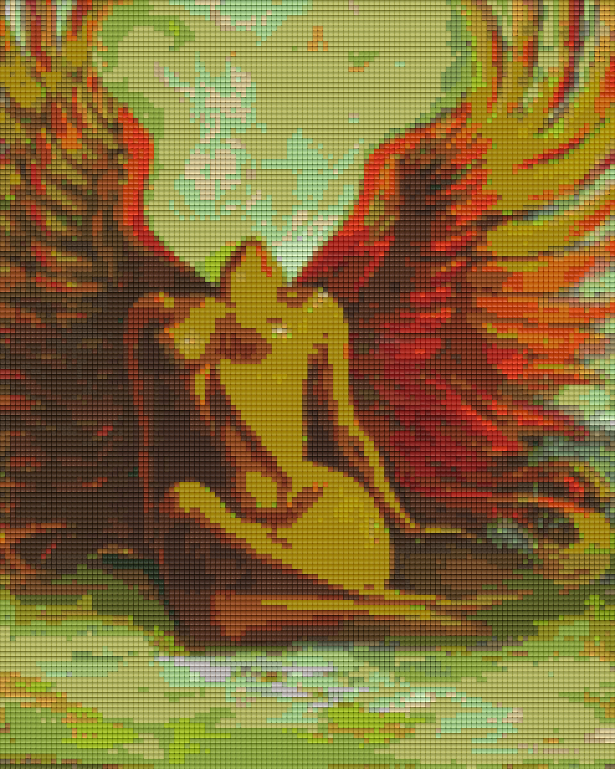 Pixelhobby Klassik Set - Engel gold