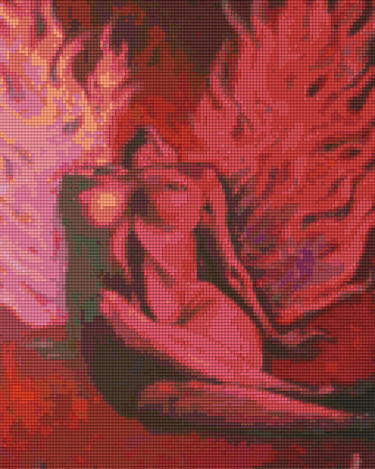 Pixelhobby Klassik Set - Flammenengel rot