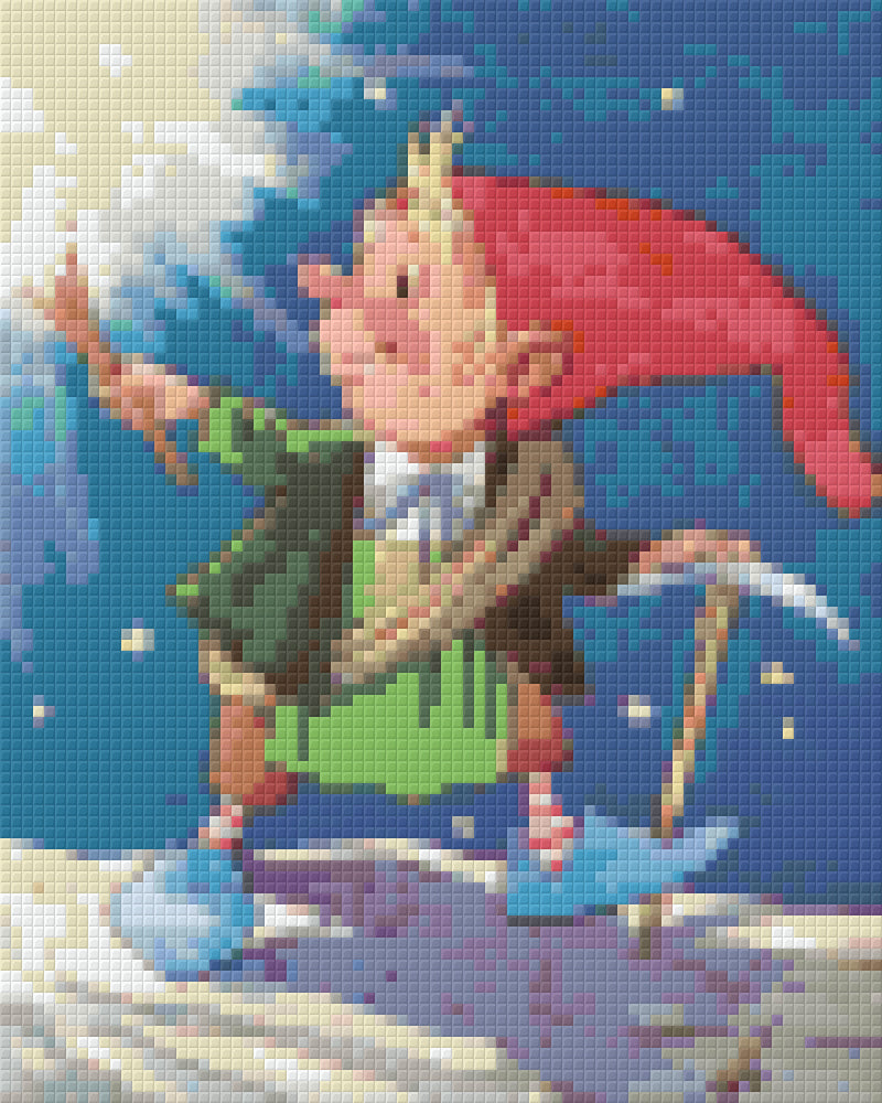 Pixelhobby Klassik Vorlage - Wichtelmann