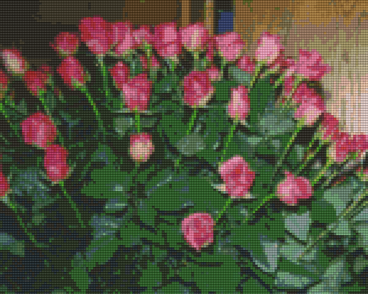 Pixel hobby classic template - 80 roses