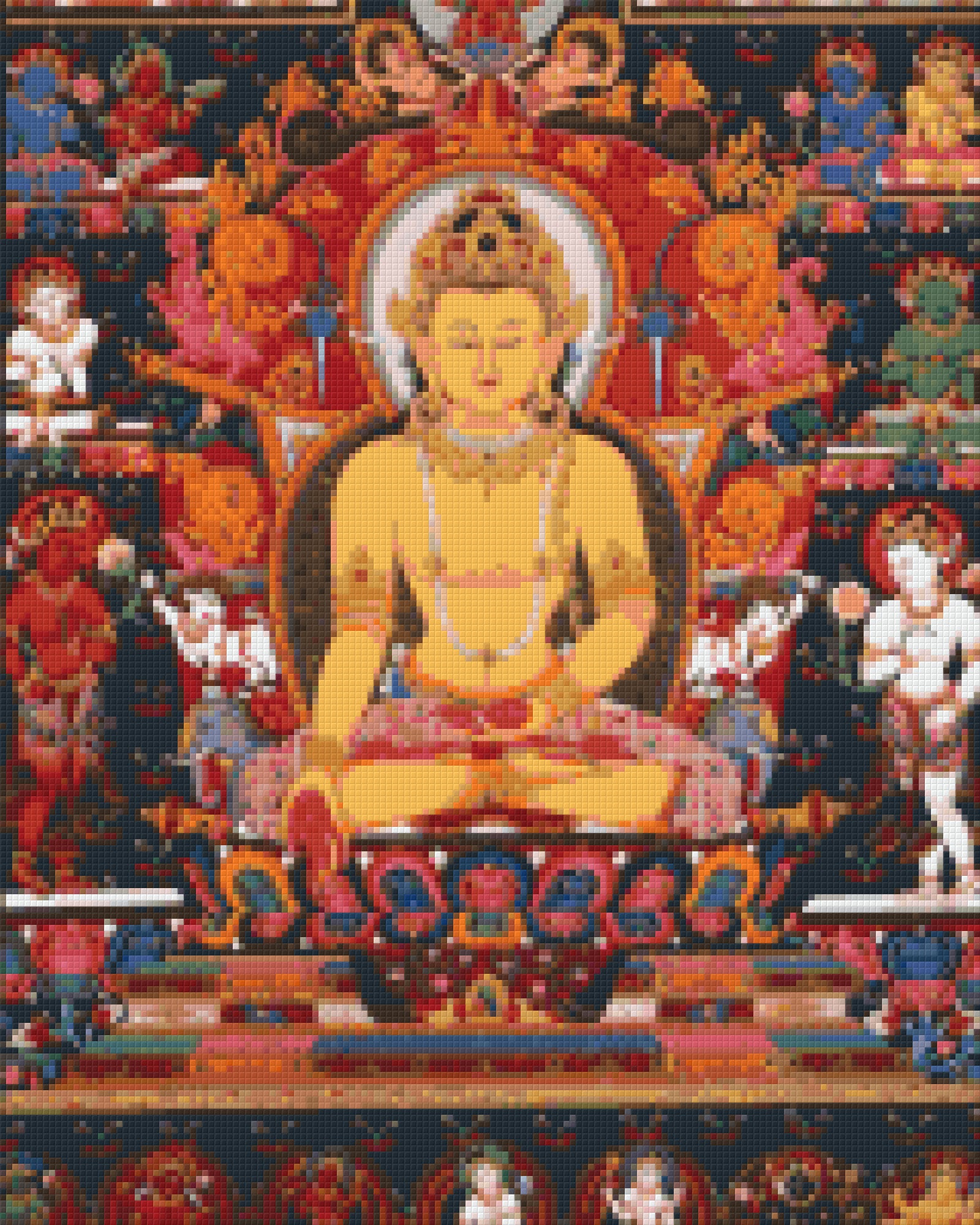 Pixel hobby classic set - yellow temple god