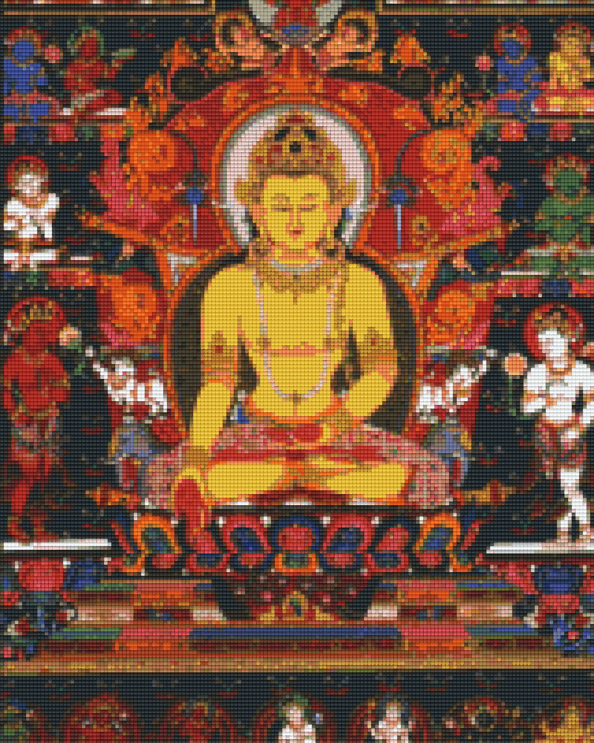 Pixel hobby classic template - yellow temple god