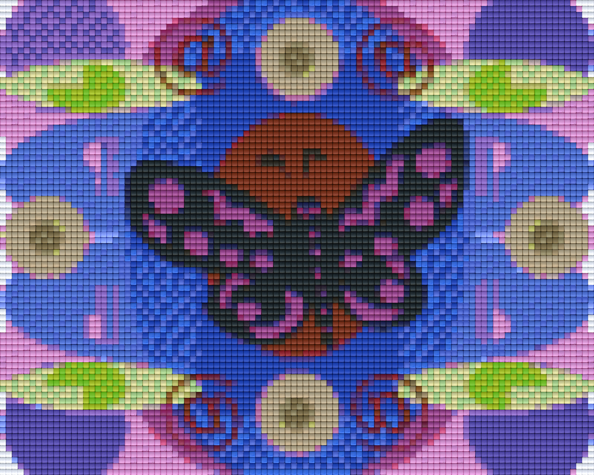 Pixelhobby Klassik Vorlage - Mandala 2