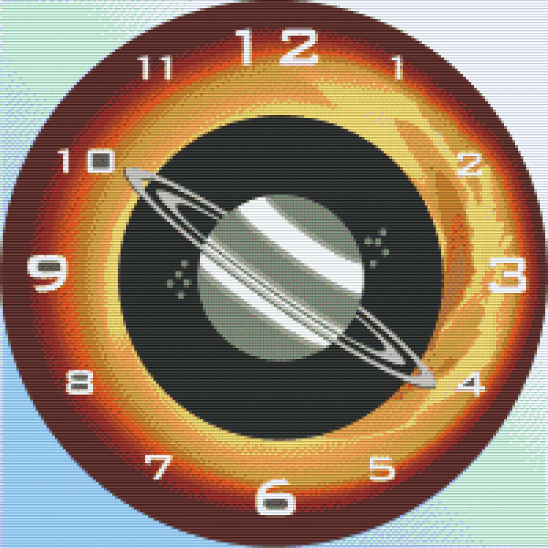 Pixel hobby classic set - space clock