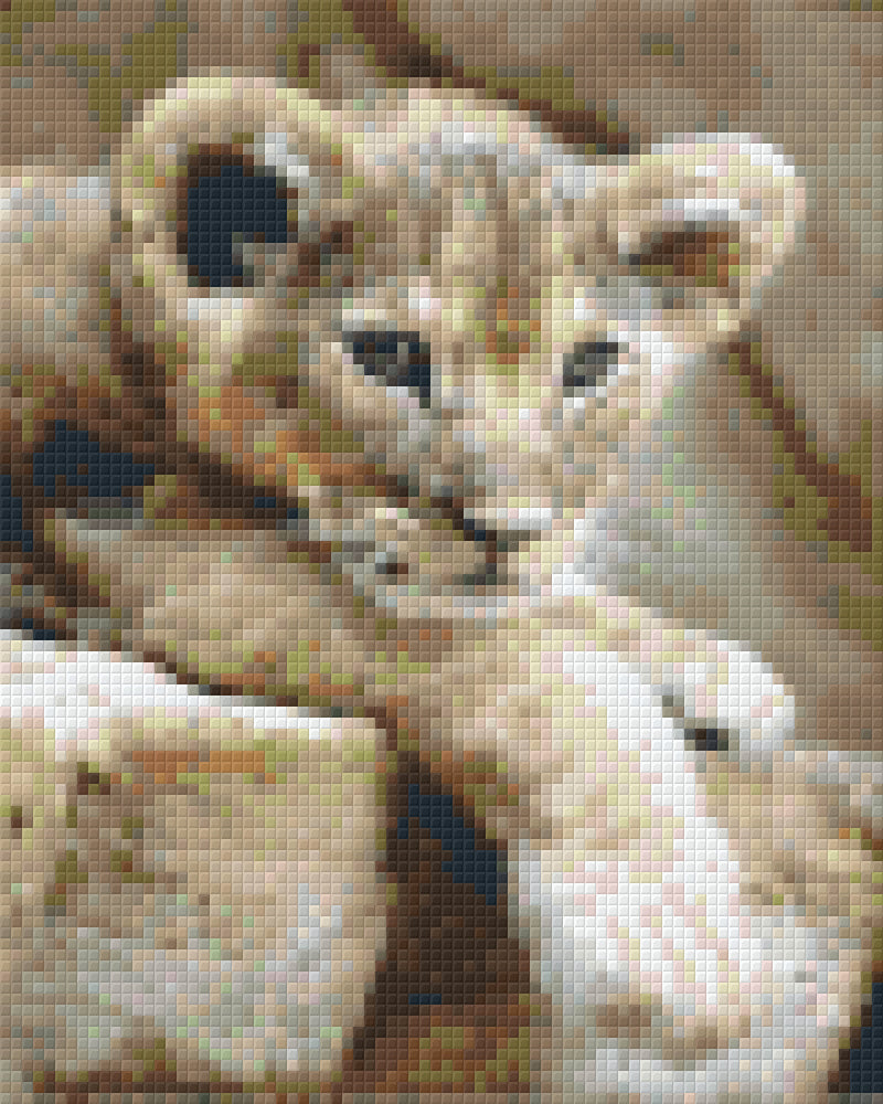 Pixelhobby Klassik Vorlage - Löwenbaby