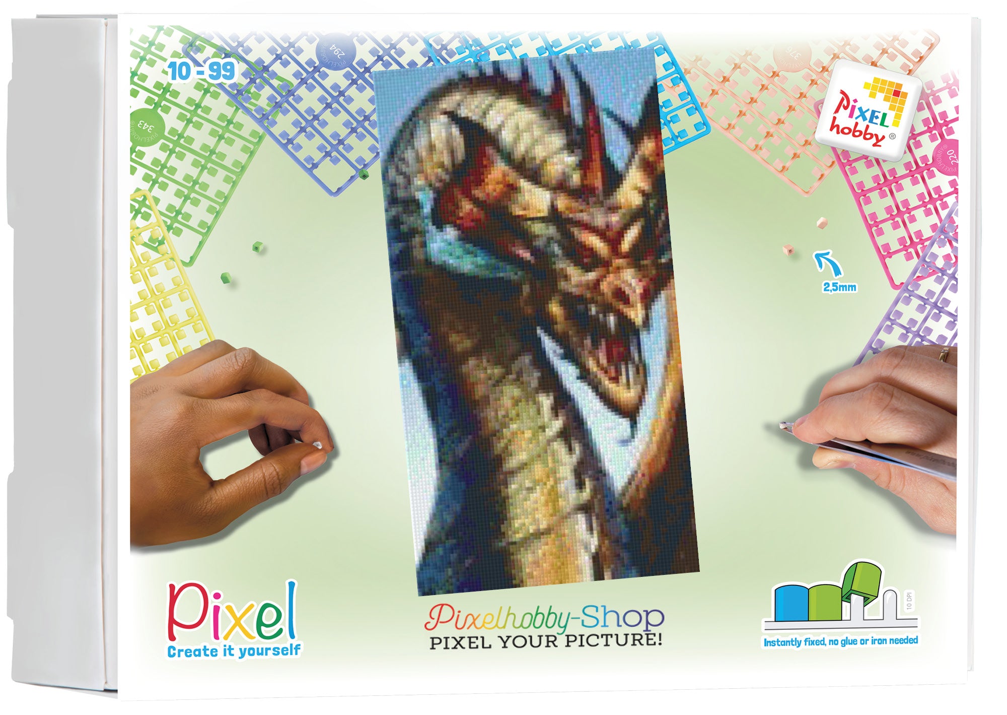 Pixelhobby classic set - dragon head
