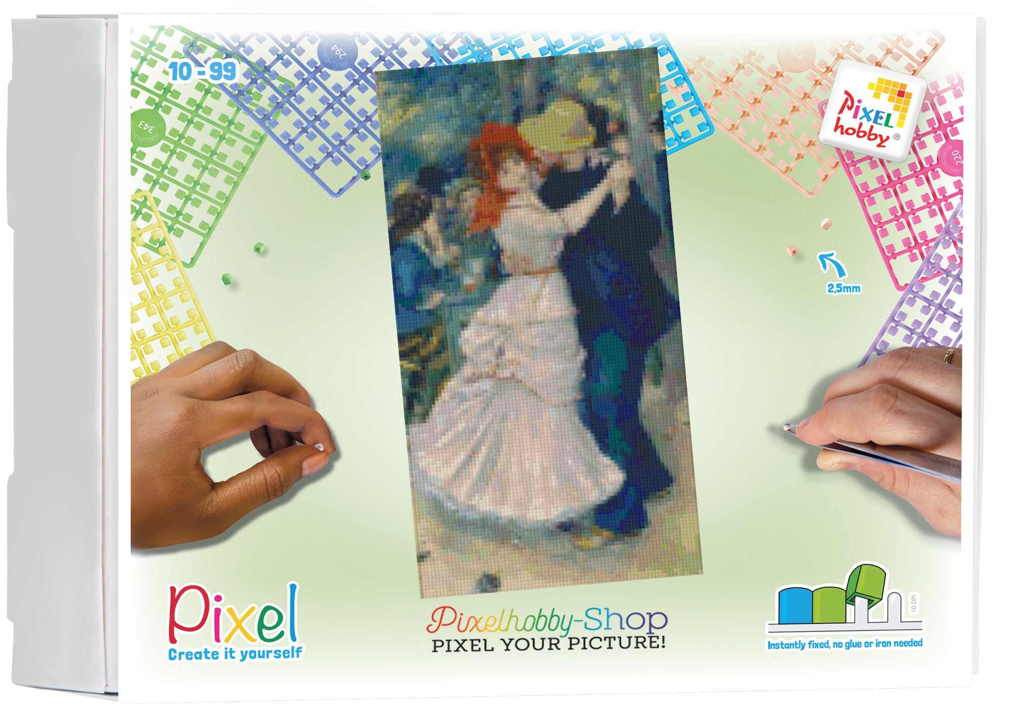 Pixelhobby Klassik Set - Renoir - Tanzendes Päarchen