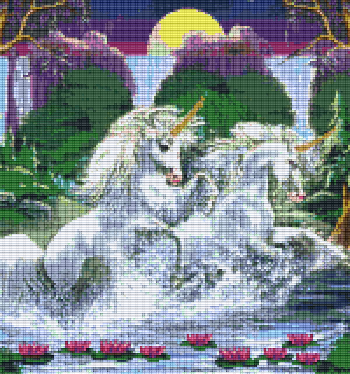 Pixelhobby Klassik Vorlage - To be a Unicorn