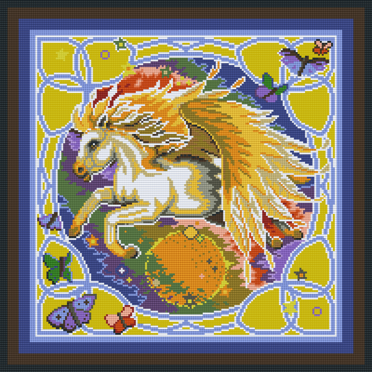 Pixel Hobby Classic Template - Rainbow Pegasus