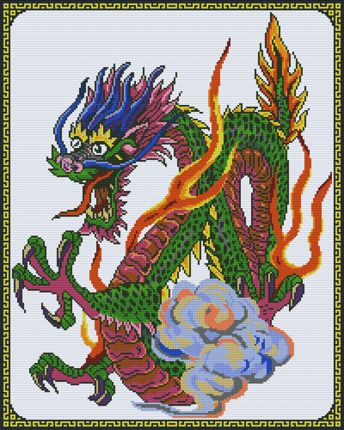 Pixelhobby Klassik Set - Glücksdrache