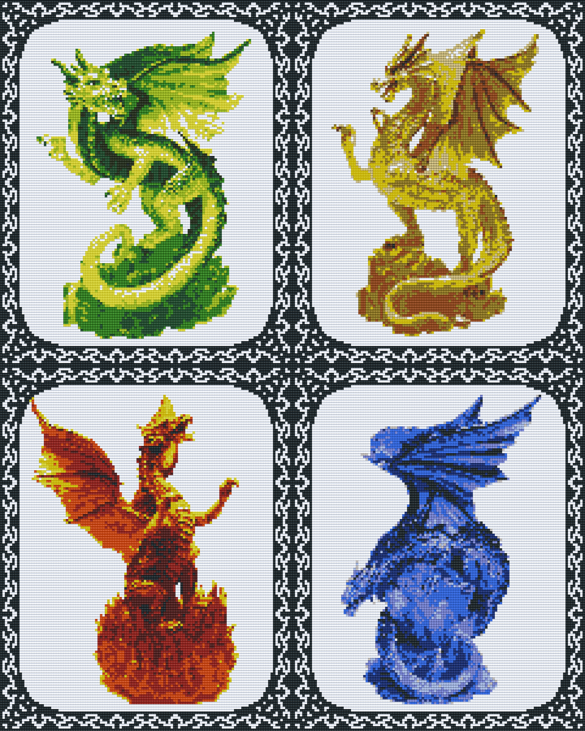 Pixelhobby Classic Set - 4 Seasons Kite