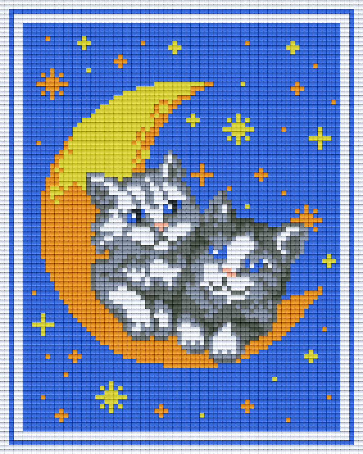 Pixelhobby Classic Set - Kitties in Moon grey