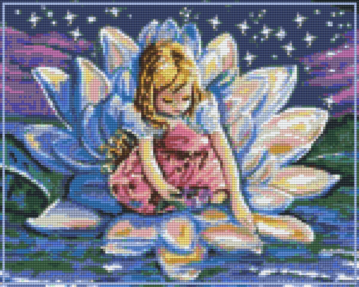 Pixel Hobby Classic Template - Water Lilies Fairy