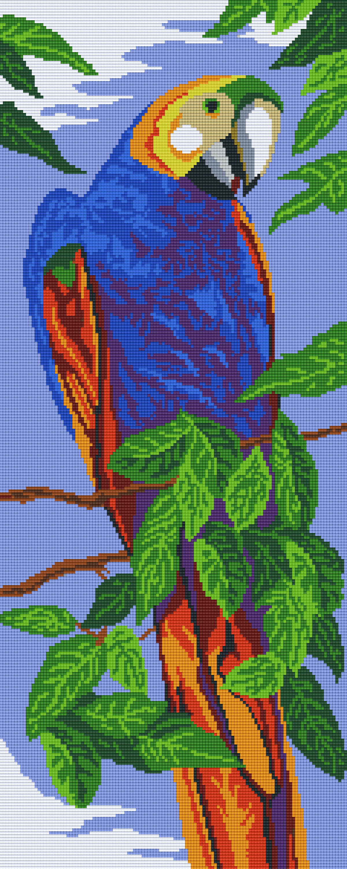 Pixelhobby Klassik Vorlage - Papagei