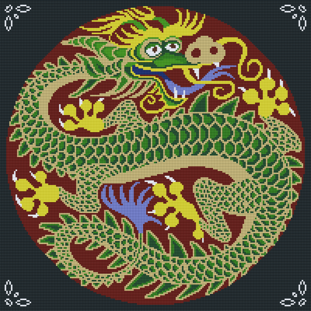 Pixelhobby Klassik Set - Chinesischer Drache