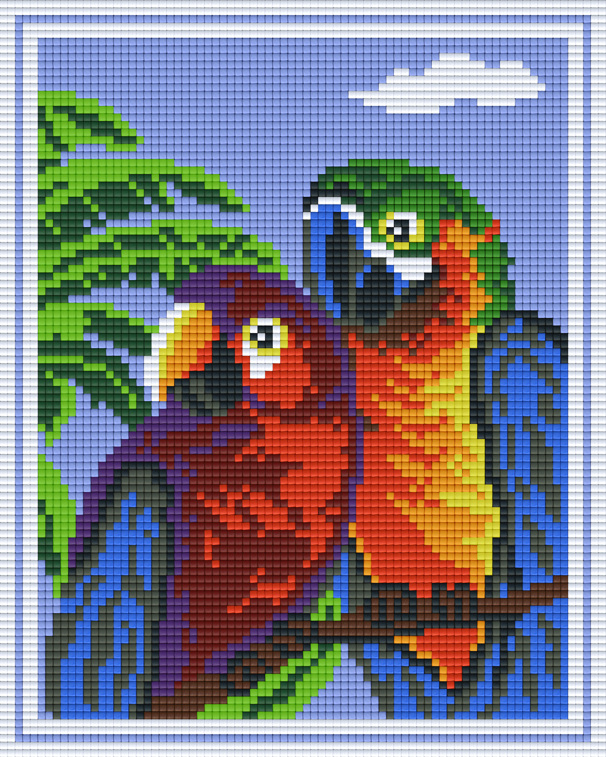 Pixelhobby Klassik Set - Papageienduo